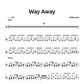 Way Away - Yellowcard - Drum Sheet Music - PDF Download